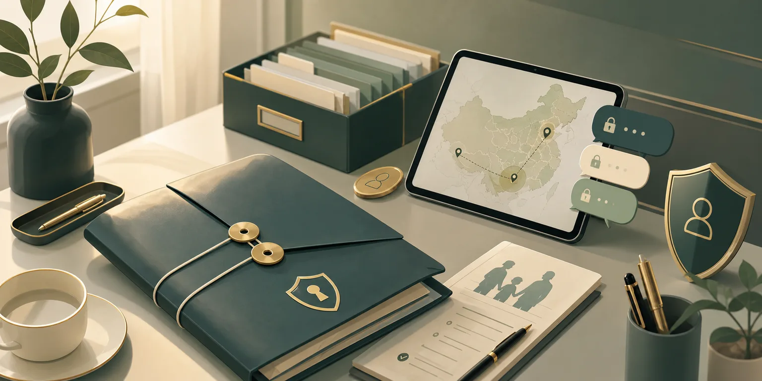 Private medical communication planning for a family case