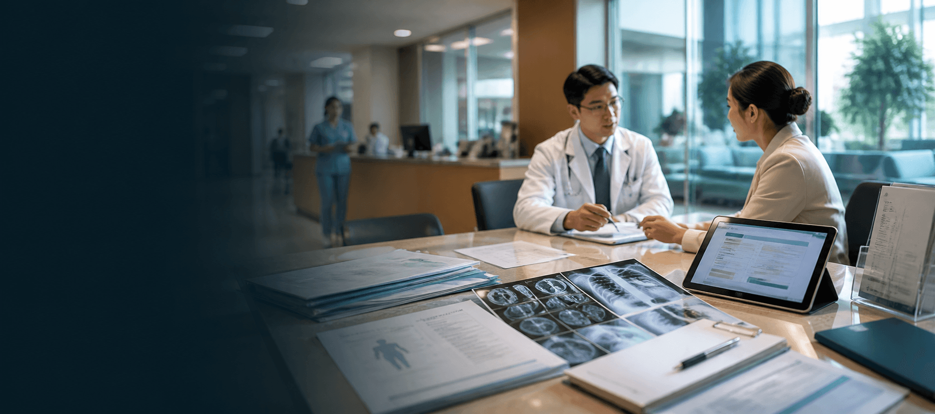 China medical pathway service coordination with patient records and hospital planning
